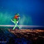 Tyler Ty Peterson skiing the Salt Lake City backcountry