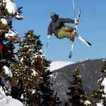 Skier Tyler Ty Peterson skiing Keystone