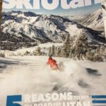 Tyler Peterson Cover of 2020 Ski Utah Magazine at Alta Utah by Lee Cohen